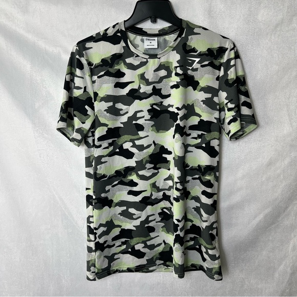 Gymshark Camo Sport T-Shirt - Picture 1 of 6